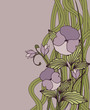 Vintage floral background Vintage floral background