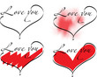 4 love you hearts