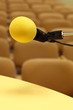 Microphone at conference Microphone at conference