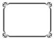 Vector simple ornamental decorative frame Vector simple ornamental decorative frame
