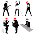 music with christmas concept