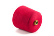 bobine de fil, coton, rouge, couture