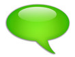 Speech bubble shiny icon Speech bubble shiny icon