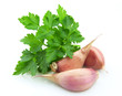 Parsley and garlic