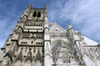 Medieval cathedral in Auxerre, France
