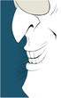 man smile