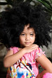 Foto: Portrait of a cute little girl five years old Portrait of a cute little girl five years old