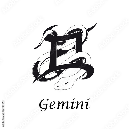 Gemini Tattoo on Gemini Tribal    Flevoria  27793428   See Portfolio