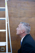 Climbing up a ladder