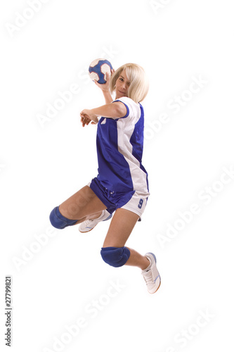 Photo: handball player handball player