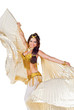belly dancer with the silver wings