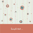 background with retro elements