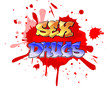 Graffiti elements background