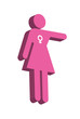 3D Female Symbol