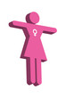 3D Female Symbol