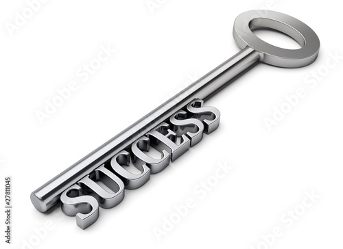 Illustration: Key to success Key to success
