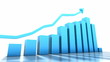 Common graph showing positive trend