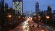 Stadtverkehr - Abends - Frankfurt