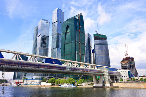 Photo: Skyscrapers of Moscow-city business centre, Russia Skyscrapers of Moscow-city business centre, Russia