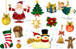 Set of Christmas