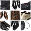 men shoes collage