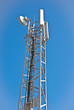 Tower with aerials of cellular