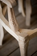 Close-up Of a Decorated Wooden Chair