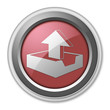 Red 3D Style Button "Upload"