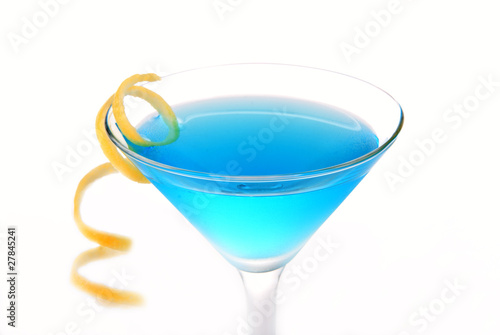 Photo: Blue Cosmopolitan cocktail Blue Cosmopolitan cocktail