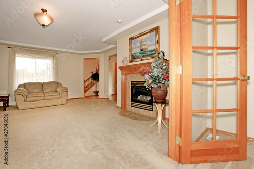 Photo: Large and empty living room Large and empty living room