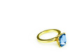 Gold sapphire ring