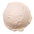 Eiscreme, Eine Kugel Joghurt-Fruchteis Eiscreme, Eine Kugel Joghurt-Fruchteis