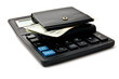 dollars and calculator