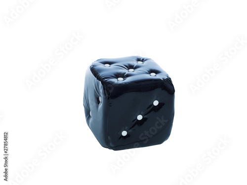 Cube Chair on Black Dice Cube Chair    Nb  27854812   See Portfolio