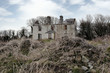 old abandoned deserted farmhouse