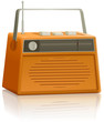 Vektor: Retro radio. vector Retro radio. vector