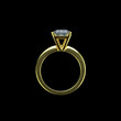 Gold diamond ring