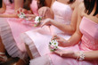 Bridesmaids With Bouquets