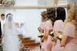 Bridesmaids With Bouquets