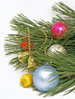 Christmas balls.Isolated.