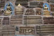 Buddha bas-relief on stupa: Bodh Gaya