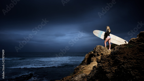Photo: Surfer girl Surfer girl