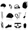 climbing,camping and exploration icons climbing,camping and exploration icons