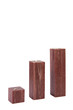 Row of three different candle Row of three different candle