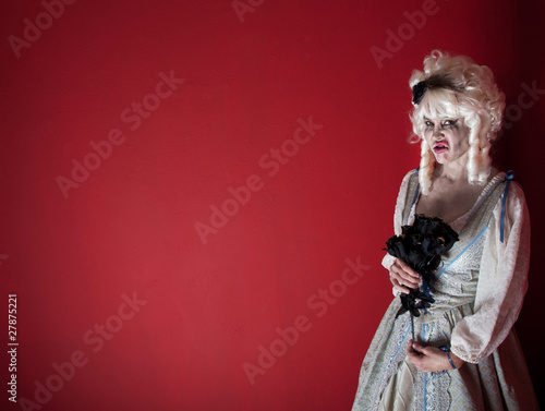Photo: Woman dressed as Marie Antoinette Woman dressed as Marie Antoinette