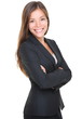 Smiling young businesswoman portrait
