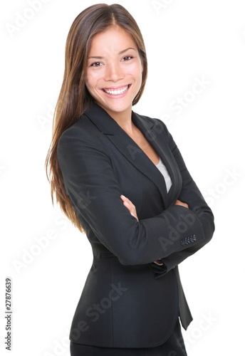 Photo: Smiling young businesswoman portrait Smiling young businesswoman portrait