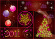 new year card set