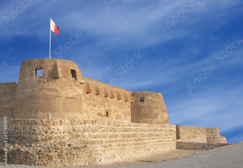 Photo: The front wall of Arad fort looking towards NE The front wall of Arad fort looking towards NE