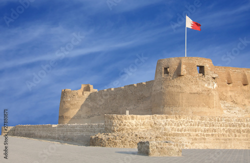 Photo: The western wall of Arad fort looking towards North The western wall of Arad fort looking towards North